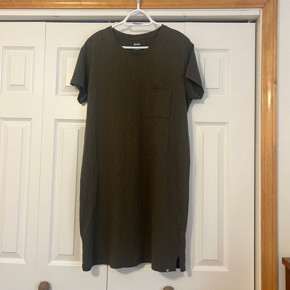 Roots Cotton Shirt Dress